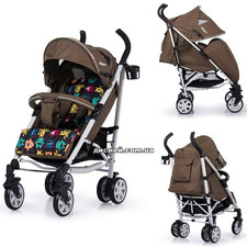 Коляска прогулочная CRL-10101/1 Monster Gold, Carrello Allegro, лен